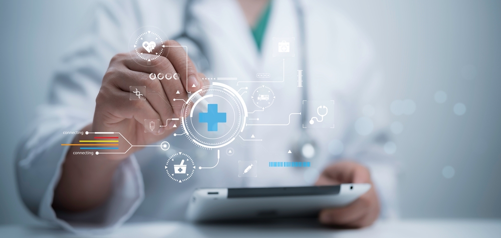 Health,Care,And,Medical,Technology,Services,Concept.,Medical,Worker,With